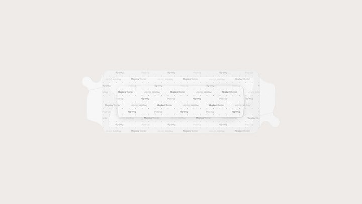 Wundverband Mepilex Border Post-Op